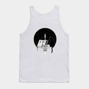 The Cat and the Candle Tank Top